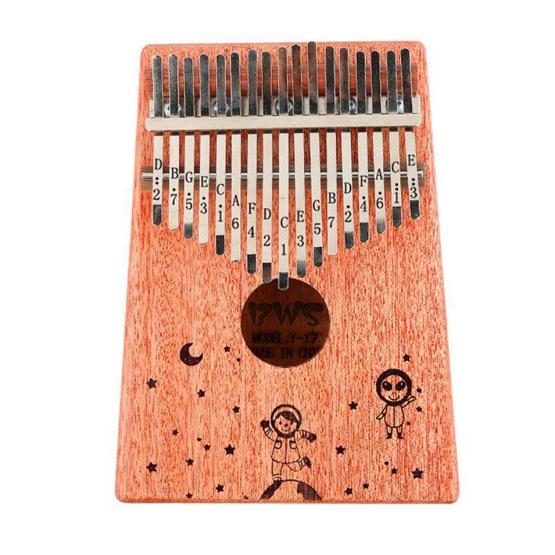 Hot Sale Thumb Piano 17 Sound Finger Piano Wooden Finger Music Learning Instrument Music Toy Musical Instrument Veneer Mahogany Malaysia