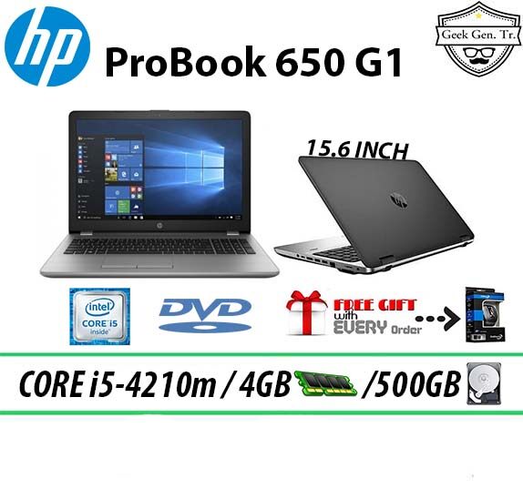 HP ProBook 650 G1 Intel Core i5-4210m 4GB RAM 500GB HDD 15.6 INCH Malaysia