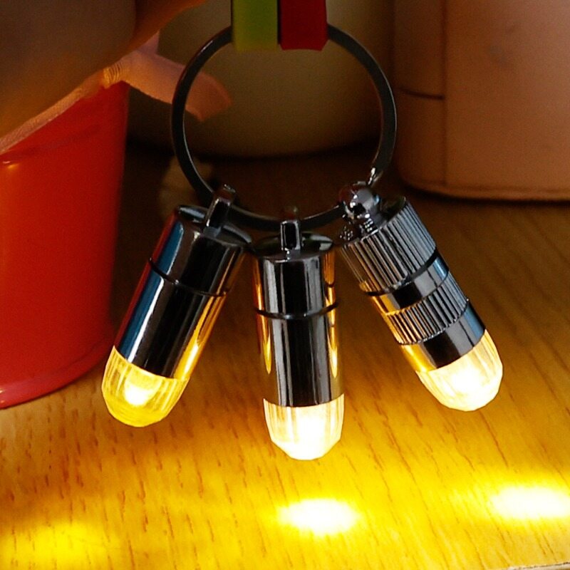 1/2Pcs Waterproof Warm White LED Balloon Lamp Party Mini Paper Lantern Threaded LED Wick
