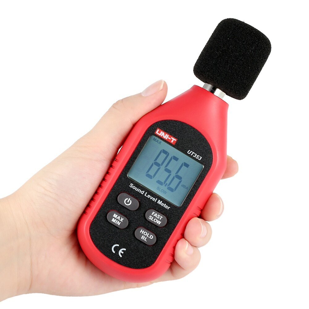 Smart Sensor Máy Đo Mức Âm Thanh Kỹ Thuật Số Màn Hình LCD Mini UNI-T UT353 Dụng Cụ Đo Tiếng Ồn Máy Kiểm Tra Giám Sát Decibel 30-130dB