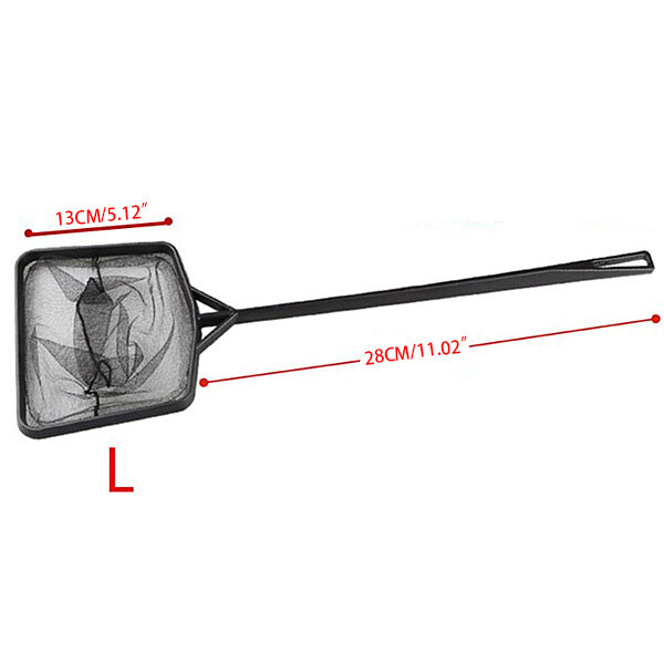Seven Master Handle Fishing Landing Net For Aquarium Tank Black Spoon Net Portable Long Net Fishing Equipment