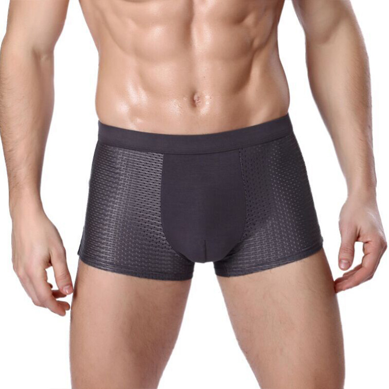 Men'S Underwear Mesh U Convex Modal Men'S Boxer Briefs