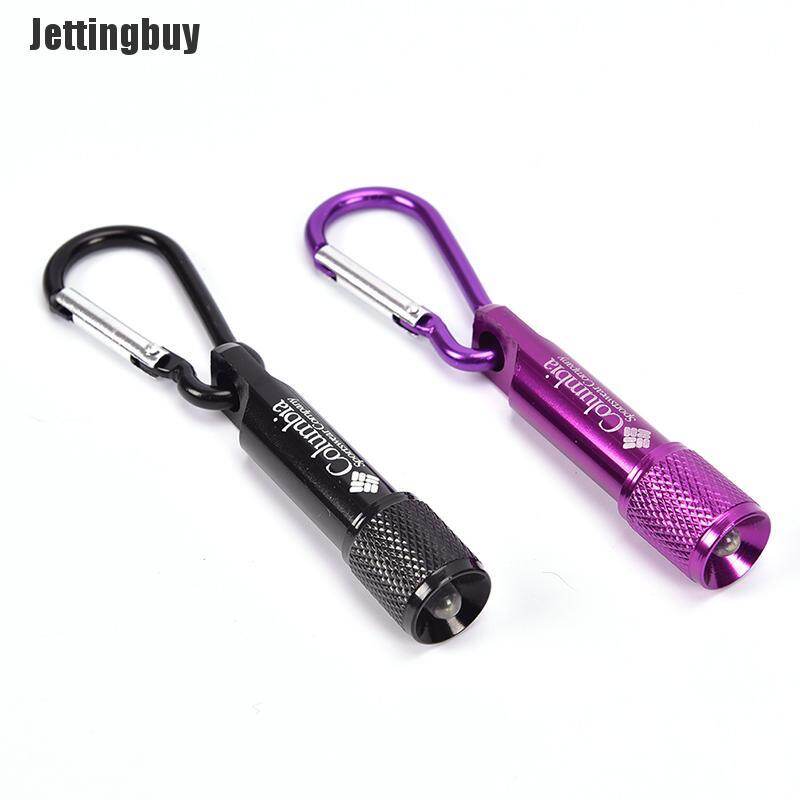 [Jettingbuy] Móc Khóa Đèn Pin Mini Đèn Pin Bỏ Túi LED Đèn Pin