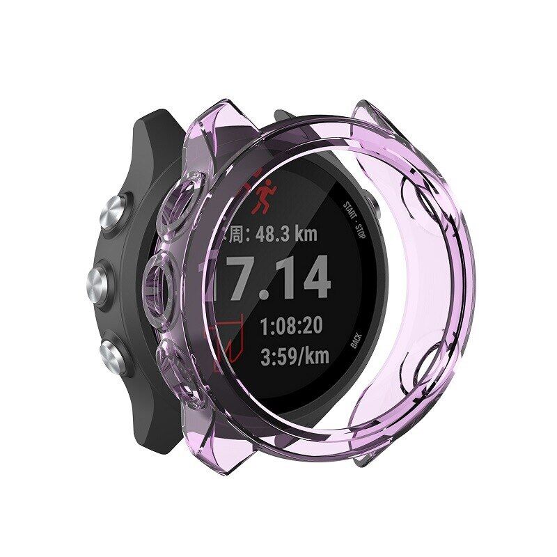 TPU Case Cover For Garmin 245 Watch case Protective Shell Frame For Garmin Forerunner245 / 245M Protector Sleeve Silicone Case