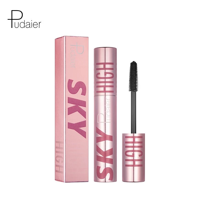 Pudaier Eye Lash Mascara 4d Fiber Waterproof Rimel Mascara Eyelash Makeup Cosmetic Curling Lengthening Lashes Black Ink