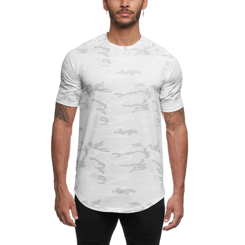 Men Camouflage T-Shirt Quick-drying 