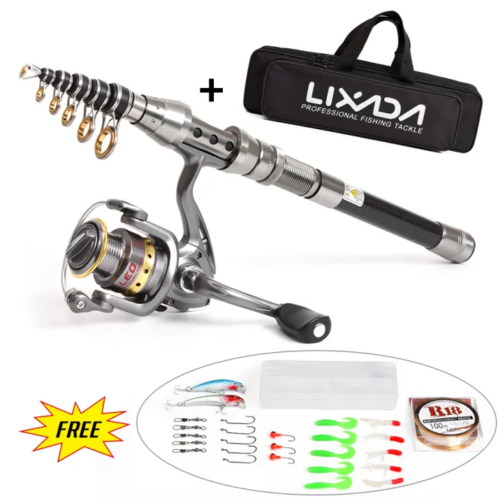 telescoping rod and reel combo