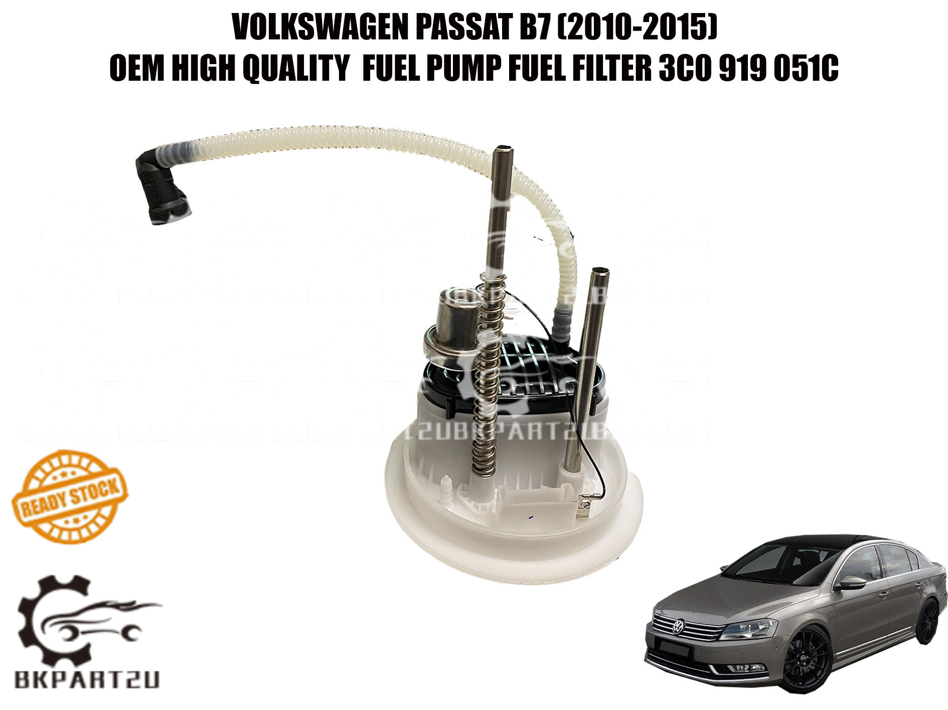 thumbnail image 2 of Genuine VW Audi Fuel Pump Filter Strainer Suction Valve Tube – 3C0919715, In-Tank 2 of 3