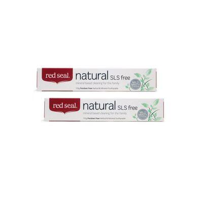 Kem Đánh Răng Không Chứa SLS Tự Nhiên Red Seal 110G (2 Chiếc)