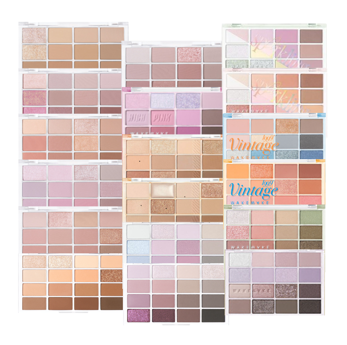 [WAKEMAKE] Soft Blurring Eye Palette (24 Colors)