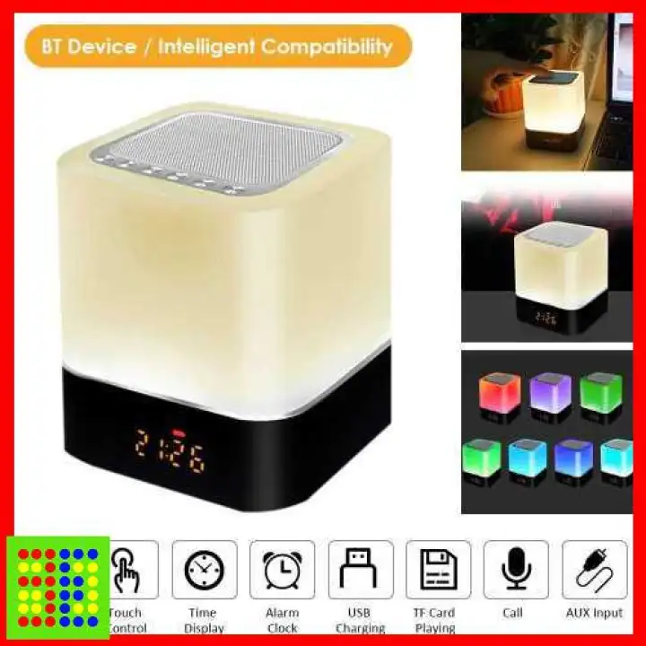Hot Led Bt Speaker Multifunctional Touching Night Light Intelligent Desk Lamp Alarm Clock Player Standard Lazada - Elegant Multi Functional Alarm Clock Hot Led Bt Speaker Multifunctional Touching Night Light Intelligent Desk Lamp Alarm Clock Player Standard Lazada - Elegant Multi Functional Alarm Clock