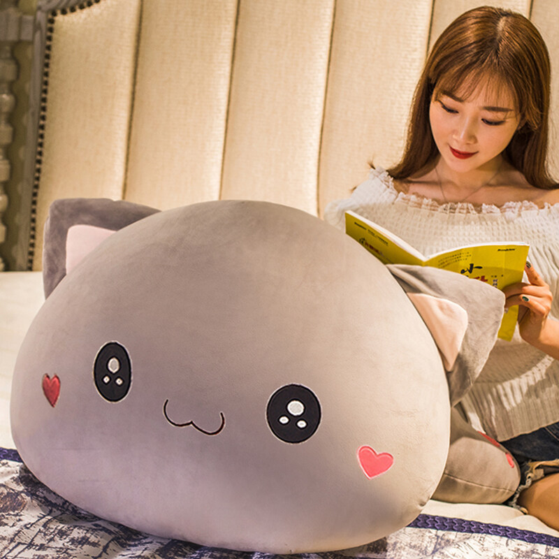 peach and goma plush