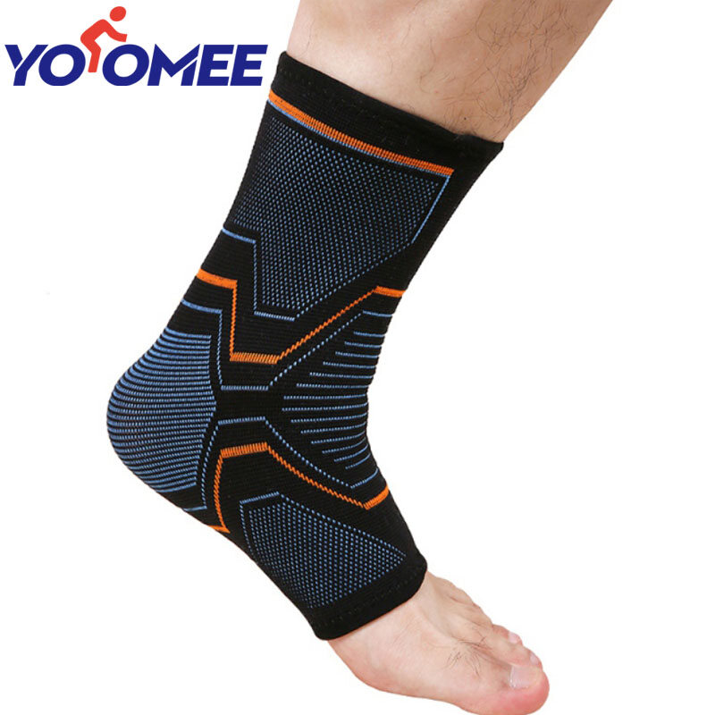 Yoomee 1 PCS Ankle Brace Compression Support Sleeve Elastic Breathable for Injury Recovery Joint Pain basket Foot Sports Socks