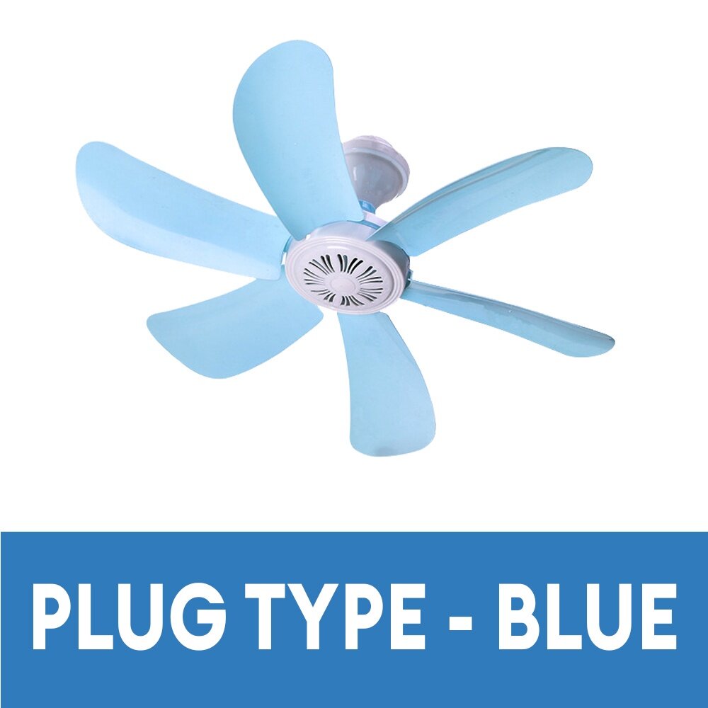 LOVIDA MALAYSIA Powerful Mini Ceiling Fan Portable Camping Fan 6 Blade