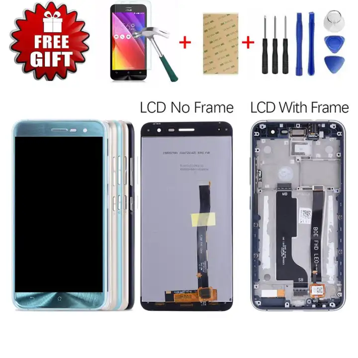 Lcd Asli Untuk Layar Asus Zenfone 3 Ze520kl Lcd Layar Sentuh Dengan Bingkai Untuk Lcd Asus Zenfone 3 Ze520kl Z017d Z017da Z017db Lazada Indonesia