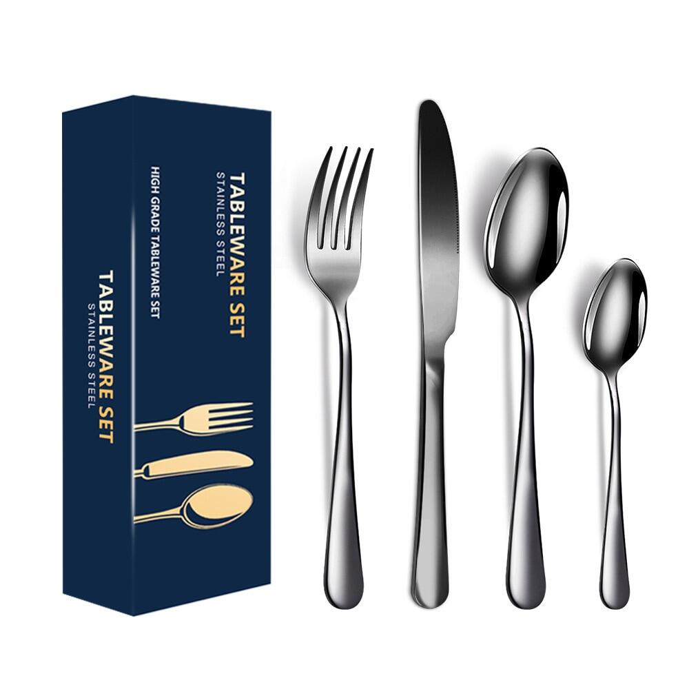 Stainless Steel Cutlery Dinnerware Set Kitchen Utensils Full Tableware