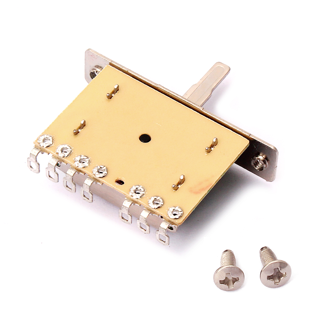 BNGUITAR 5-way Micro Guitar Selector with Black Tip for Electric Guitar
