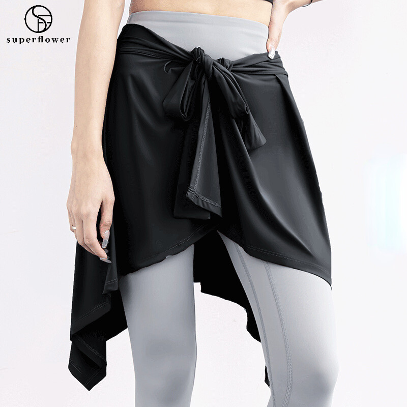 SUPERFLOWER Per donna Poliestere Asciugatura rapida Danza classica Gonne intere Fasciatura per yoga Copertura fianchi e gonne a prova di luce_voghion.com