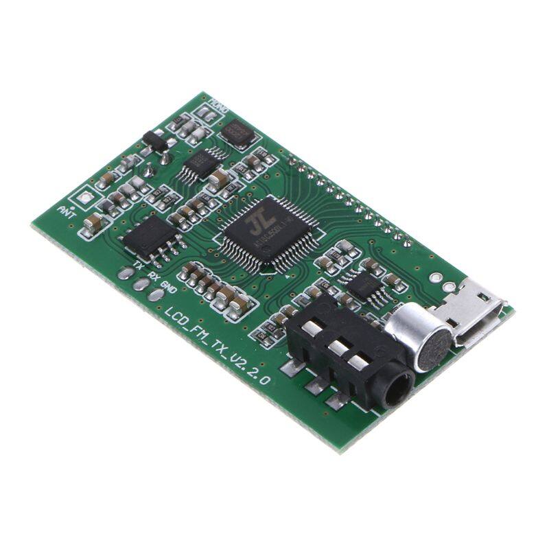DSP PLL 87-108MHz Digital Wireless Microphone Stereo FM Transmitter Module Board