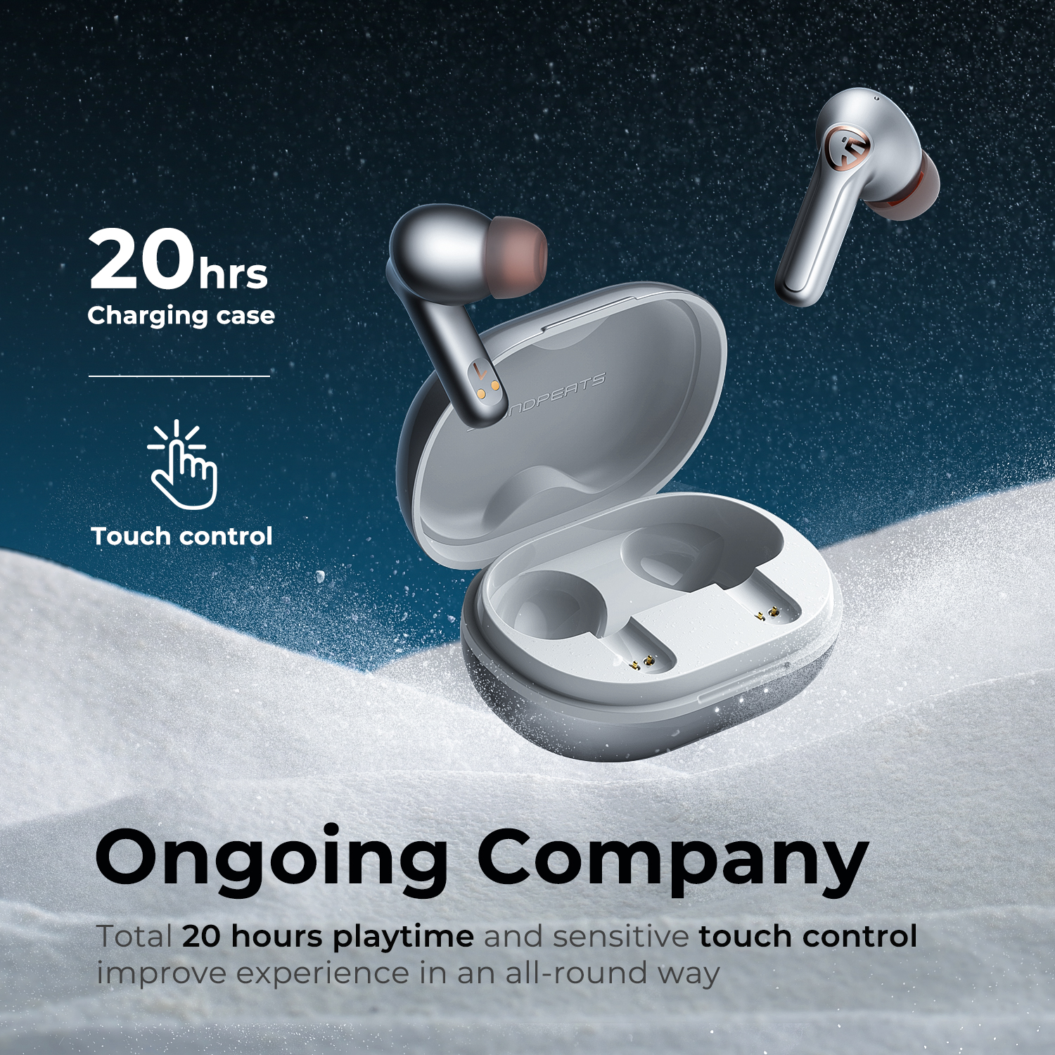 SOUNDPEATS H2 QCC3040 Earbud Nirkabel 