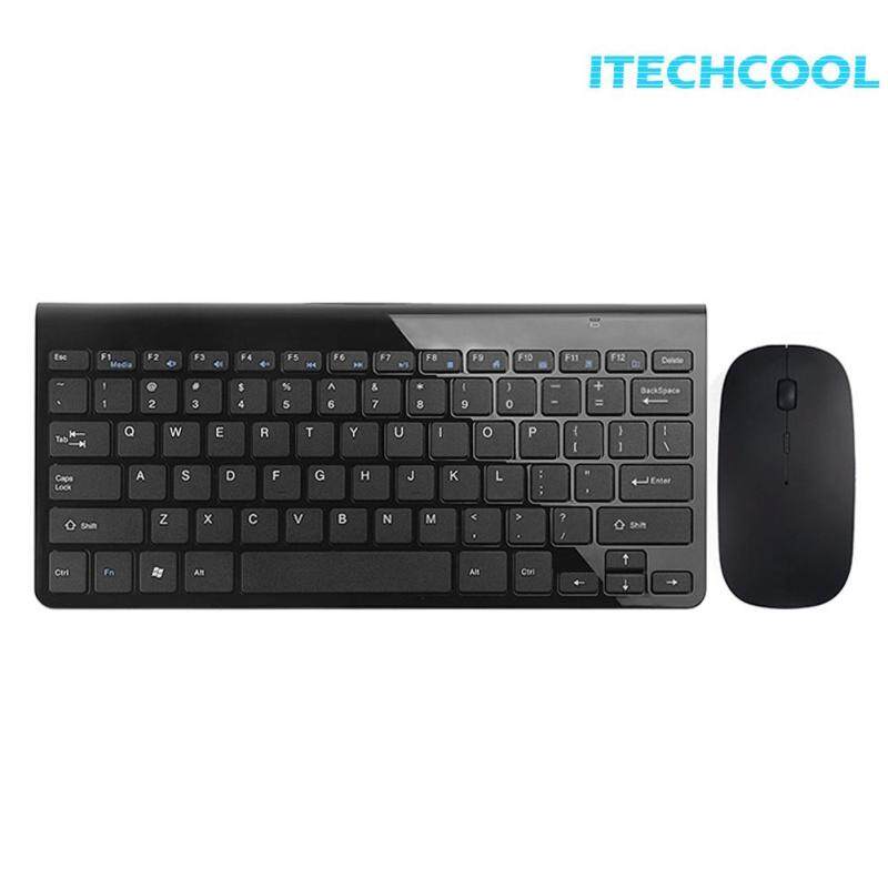 Ultra Thin Mini USB Wireless Keyboard Optical Mouse Kit Set For PC Desktop Singapore