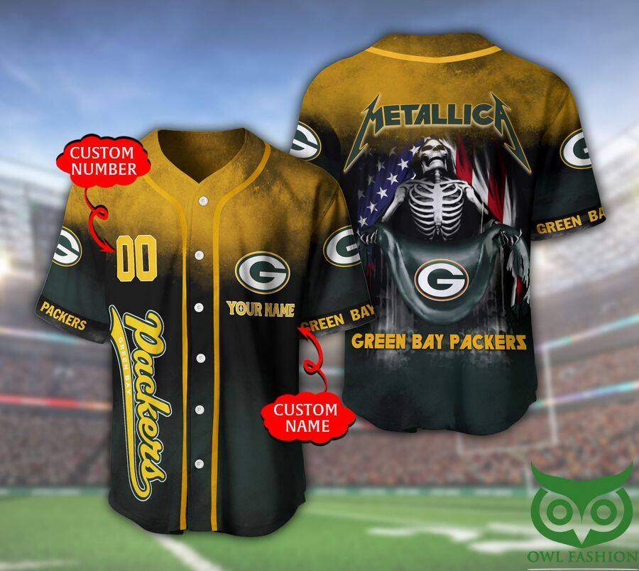 Green bay packers baseball 2024 jersey