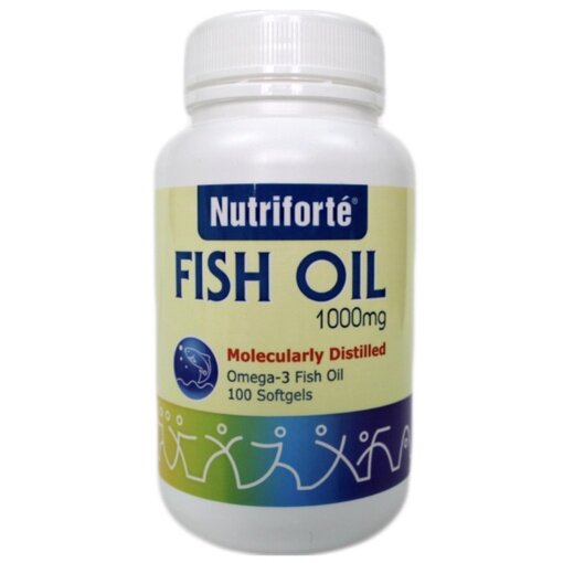 Nutriforte Fish Oil 1000Mg Capsules 100S Expiry12/2023 Lazada