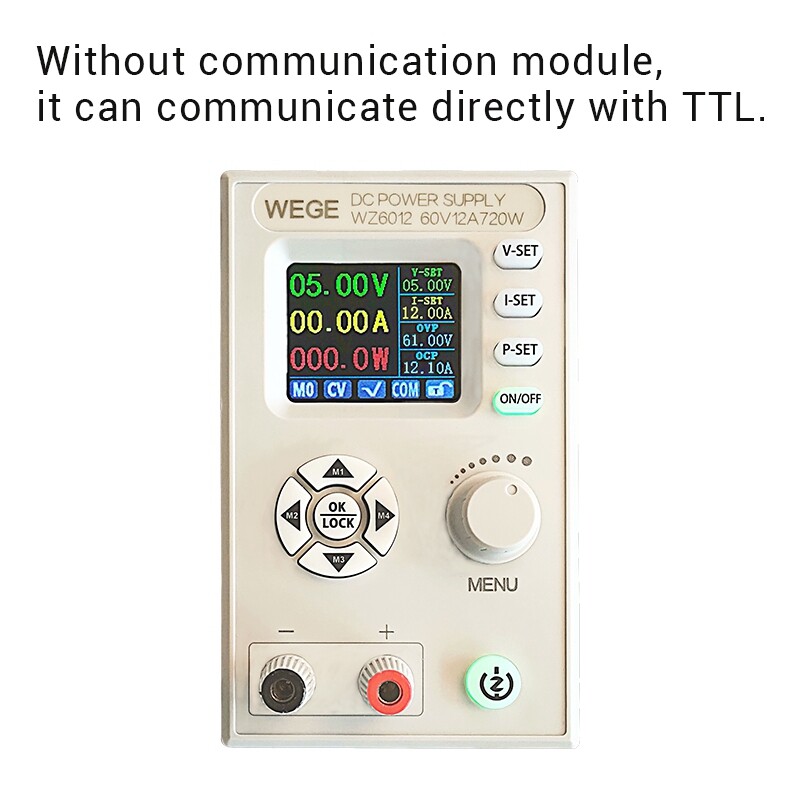 WZ6012 Adjustable Digital Controlled DC Power Supply Step-Down Charging Module Voltage Regulator