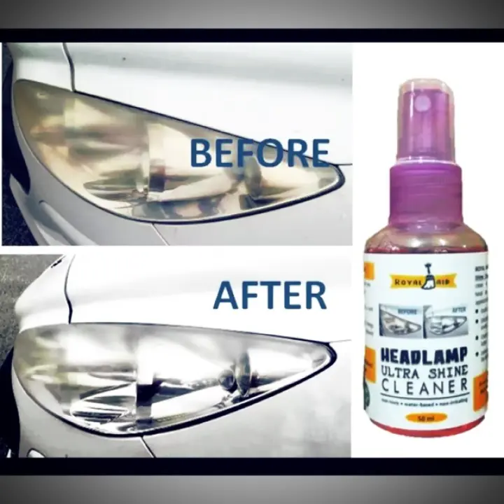 Head Lamp Ultra Shine Cleaner By Royal Maid Make Your Car Head Lamp Clean Clear And