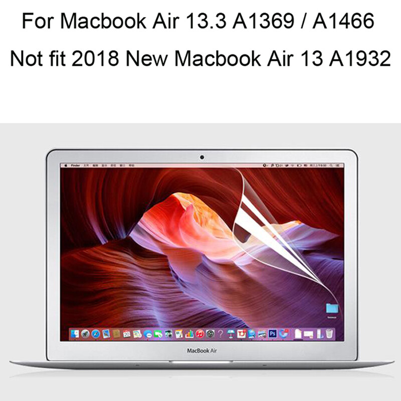 High clear screen protector for 2017 Macbook Air 13 A1466 A1369  soft plastic film