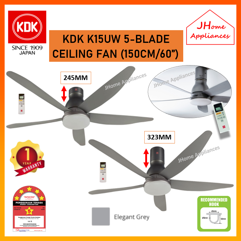 KDK K15UW/K15UW-QEY REMOTE CONTROL 