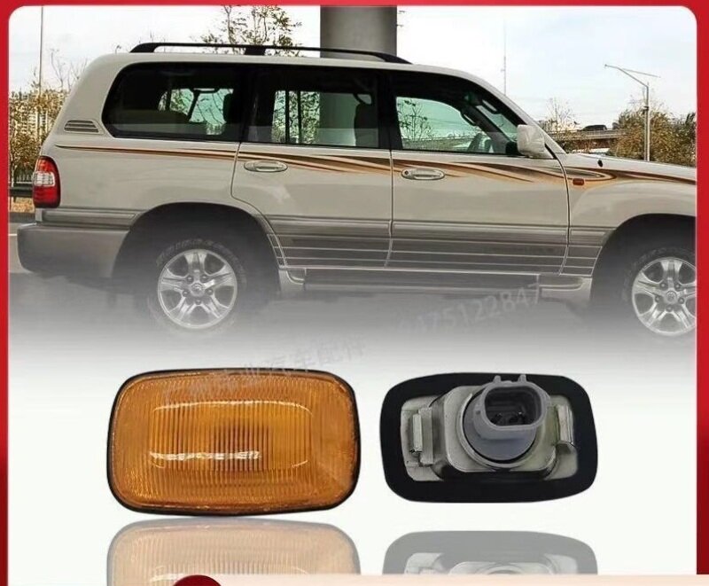 Xuming Car Fender Turn Signal Side Marker Lamp Light Fit For Toyota Land Cruiser 80 100