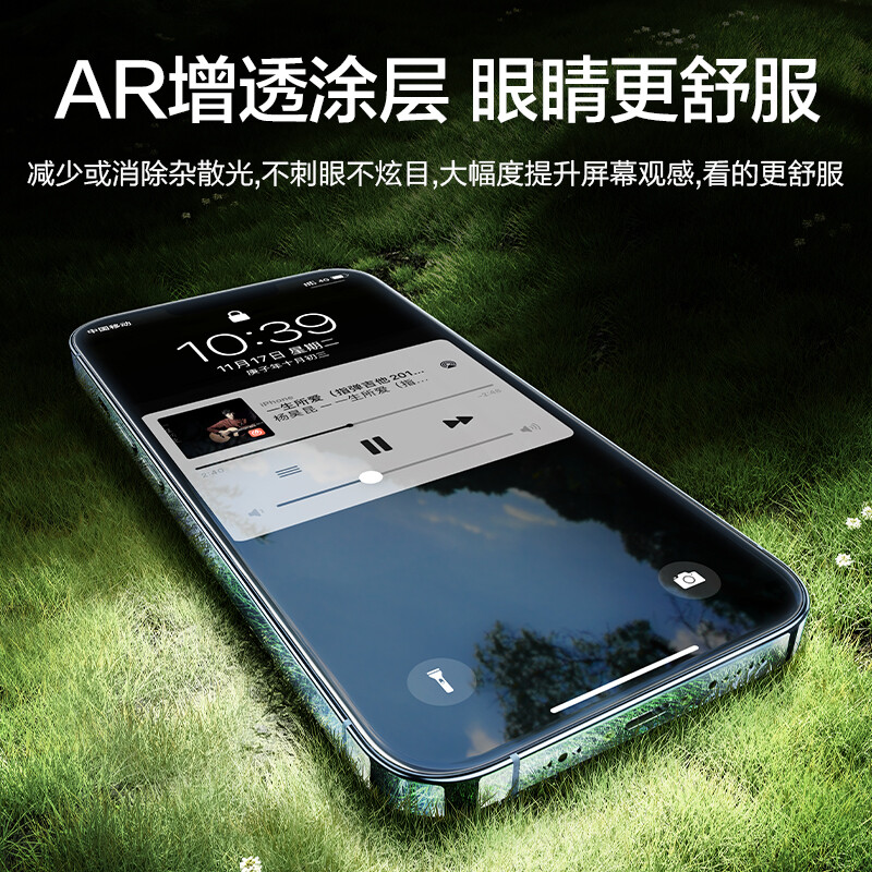SmartDevil Anti-Reflection Screen Protector for iPhone 14 Pro max iPhone 13 Pro max 14 Plus Tempered Glass Full Coverage Clear Dustproof with Installation Tool