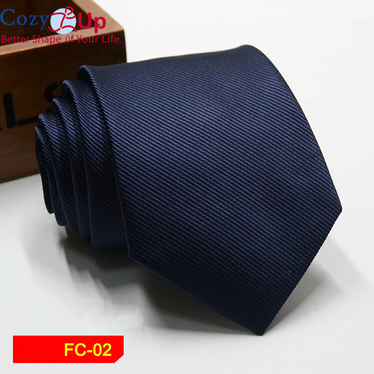 Cozy Up Styles Men's Ties Solid Color Stripe Flower Floral 8cm Jacquard Necktie Accessories Daily Wear Cravat Wedding Party Gift