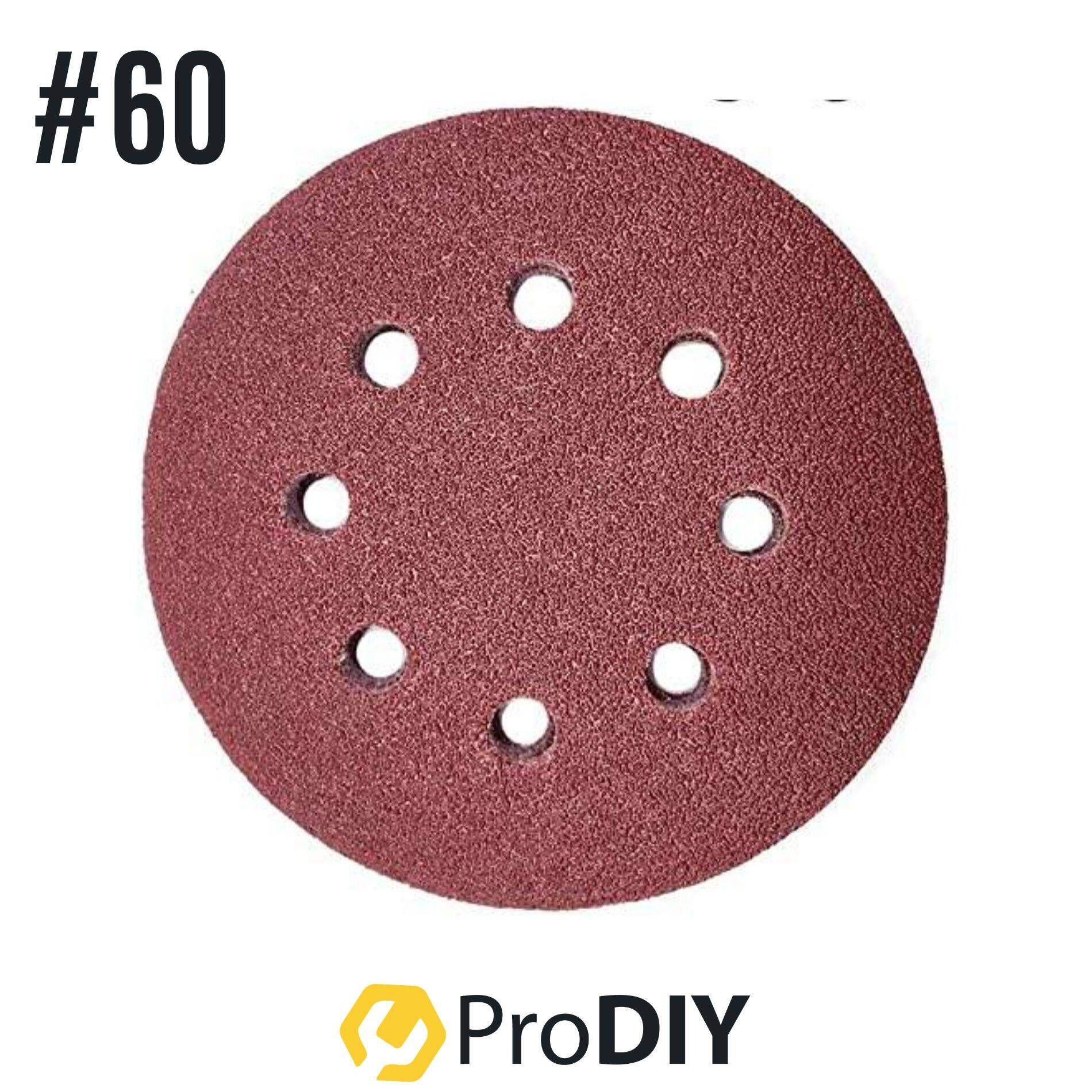 1 PIECE 5 inch 125mm Round Sandpaper Various Grades Selfadhesive