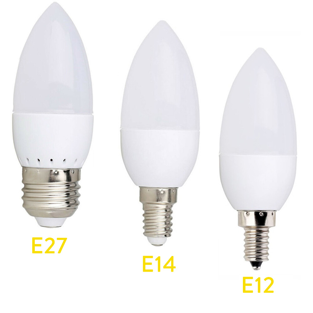 4pcs led bulbs e12 e14 e27 3w light lamps energy saving for home office decoration