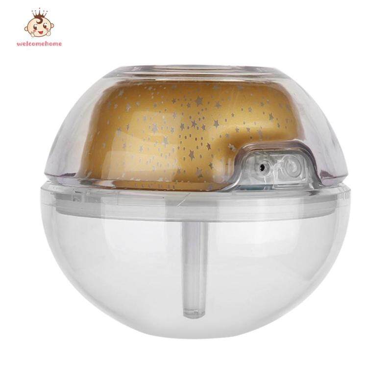 500ml LED Crystal Night Light Projection Humidifier USB Aromatherapy Lamp Air Freshener Mist Maker Singapore