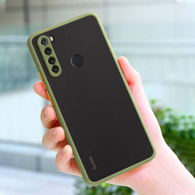 YBD Precision camera protection case For Xiaomi Redmi Note 8 Pro 8pro Casing multiple colour Matte Hard PC Back Cover Shockproof Phone Case