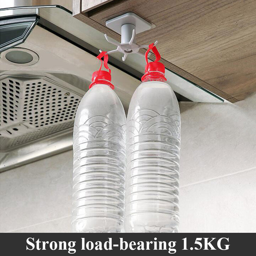 Bếp Hook Organizer phòng tắm Hanger tường món ăn khô giá chủ cho nắp nấu ăn phụ kiện tủ lưu trữ tủ kệ