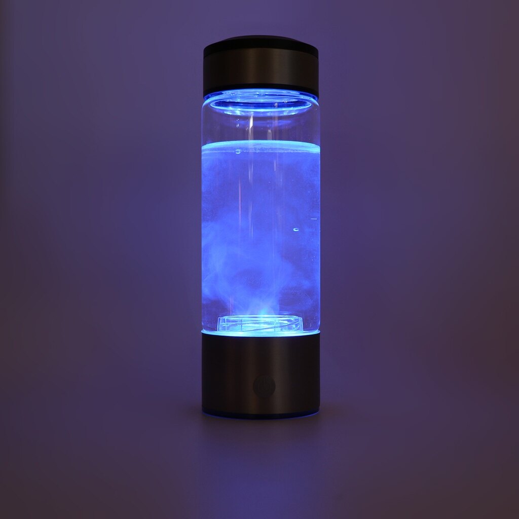 420ml 3mins Portable Hydrogen-Rich Water Cup Ionizer Maker/Generator Rechargeable Super Antioxidants ORP Hydrogen Bottle