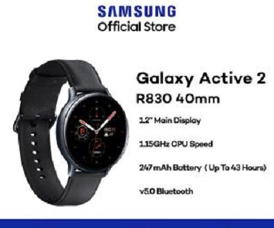 SAMSUNG MALAYSIA Samsung Galaxy Watch Active 2 40mm R830 Leather