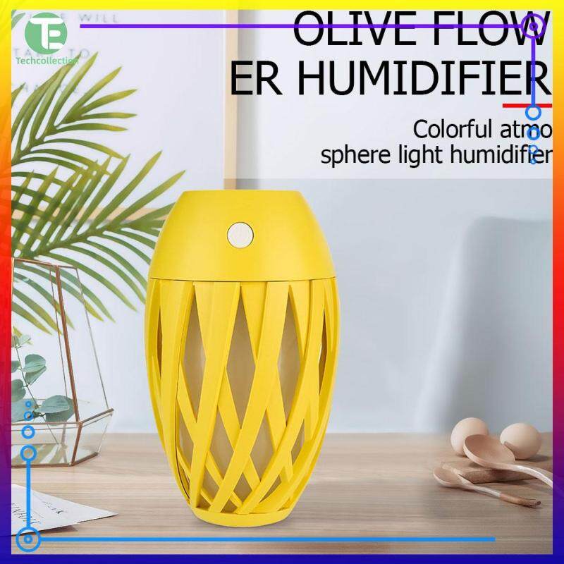 USB Mute Air Humidifier 7-Color Atmosphere Lamp LED Night Lights Air Purifier Home Decoration Singapore