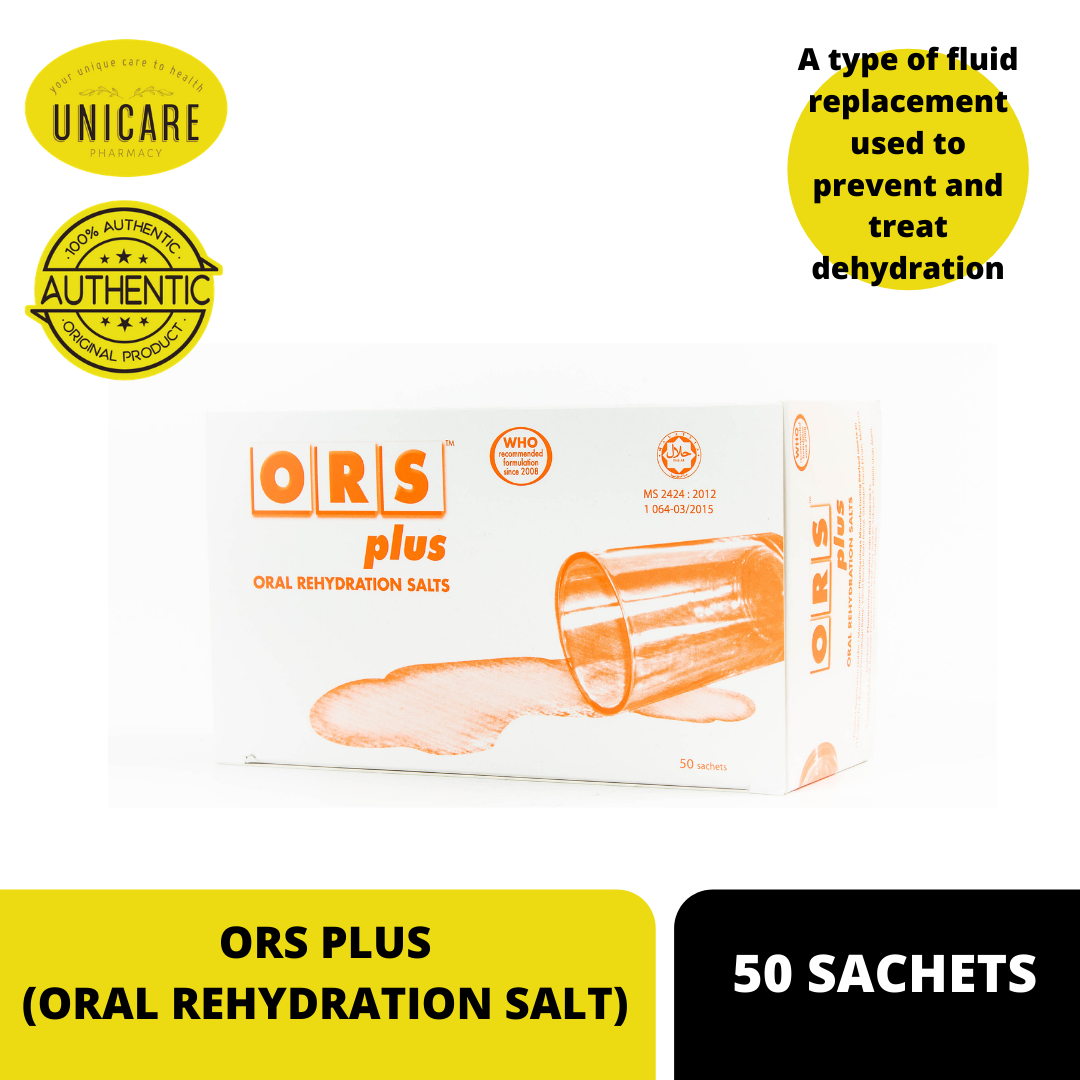 Ors Plus Oral Rehydration Salt 50s Orange Lazada 6224