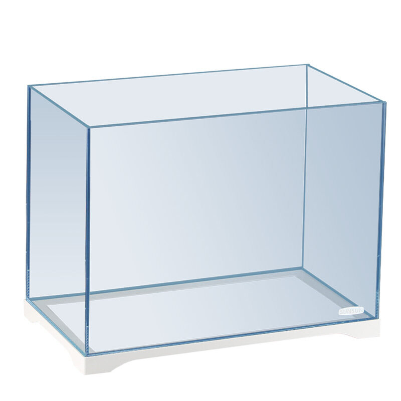 【HATELI】(29*19*22Cm/Bể Cá Chỉ) Bể Cá Nhỏ Siêu Trong Suốt Bể Cá Trang Trí