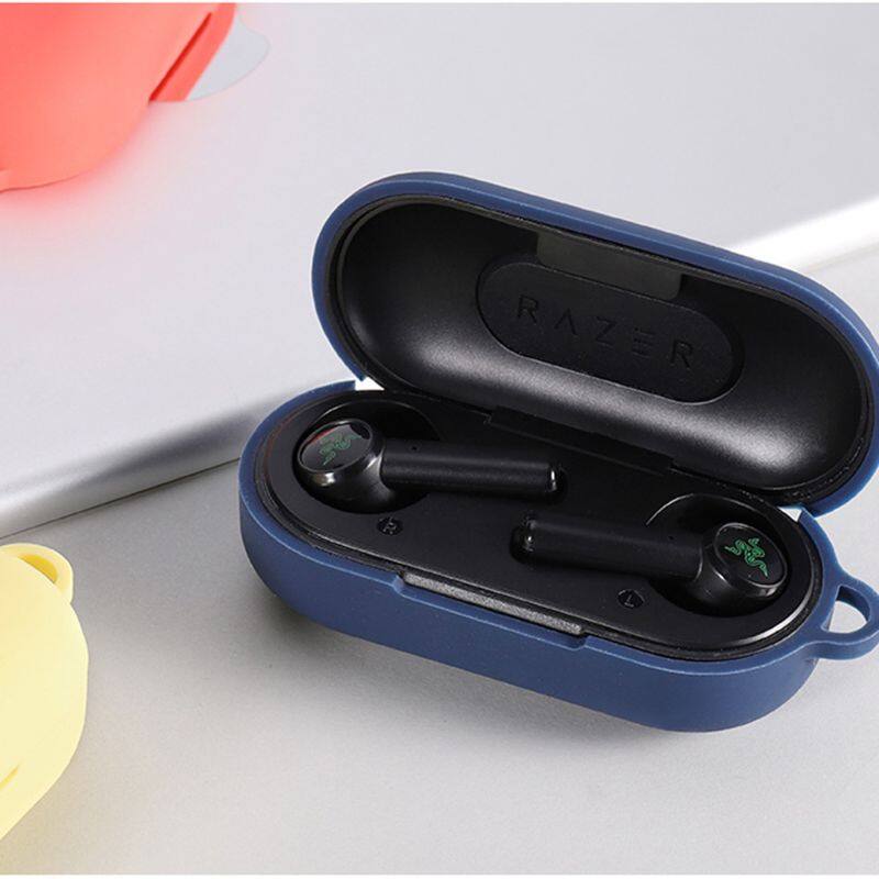 Silicone Protective Case Full Cover With Carabiner for Razer Hammerhead
