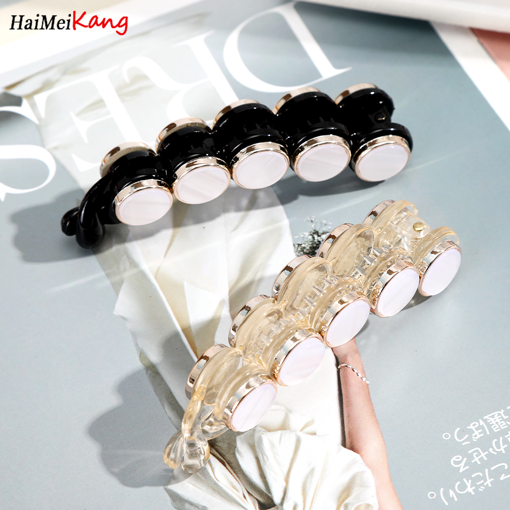 1Pc Korean Fashion Banana Hair Clip Simple Hairpin Hair Accessories for Women