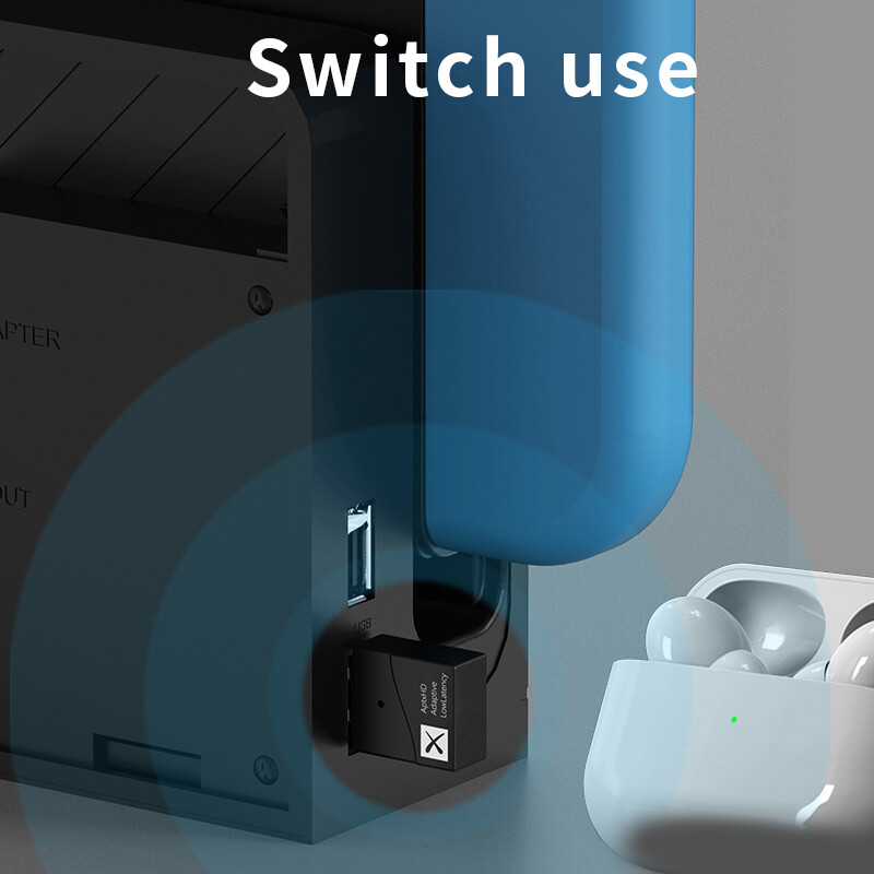 DISOUR Bộ Phát Âm Thanh TX40 USB Bluetooth 5.2 Chính Hãng Bộ Giải Mã Qualcomm QCC3040 24Bit AptX Thích Ứng LL HD SBC Bộ Chuyển Đổi Không Dây Đa Điểm Độ Trễ Thấp 40Ms Cho Máy Tính T V Máy Tính Xách Tay PS4/5 Nintendo Switch