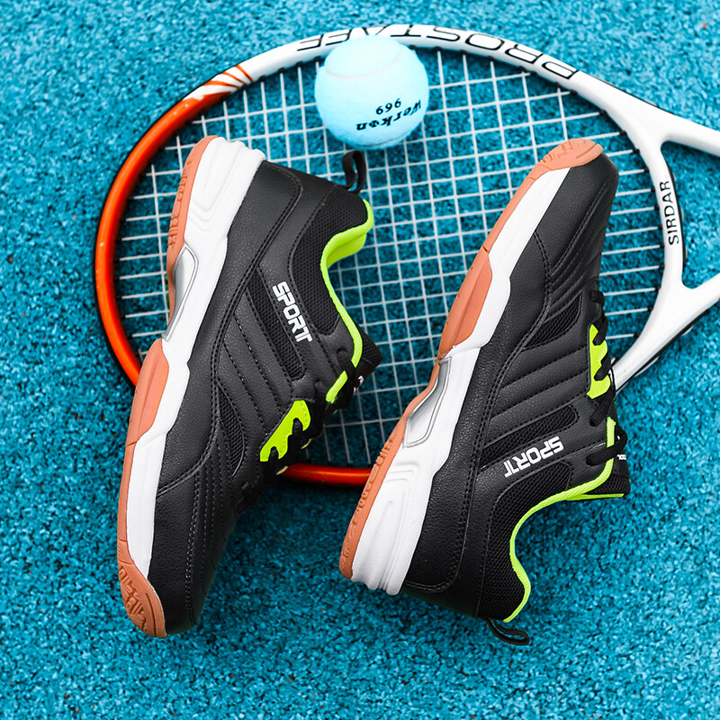 Naimo 2020 New Professional Men Badminton Shoes White Outdoor Anti Slip Tennis Sneakers Light Weight Comfortable Badminton Sneakers