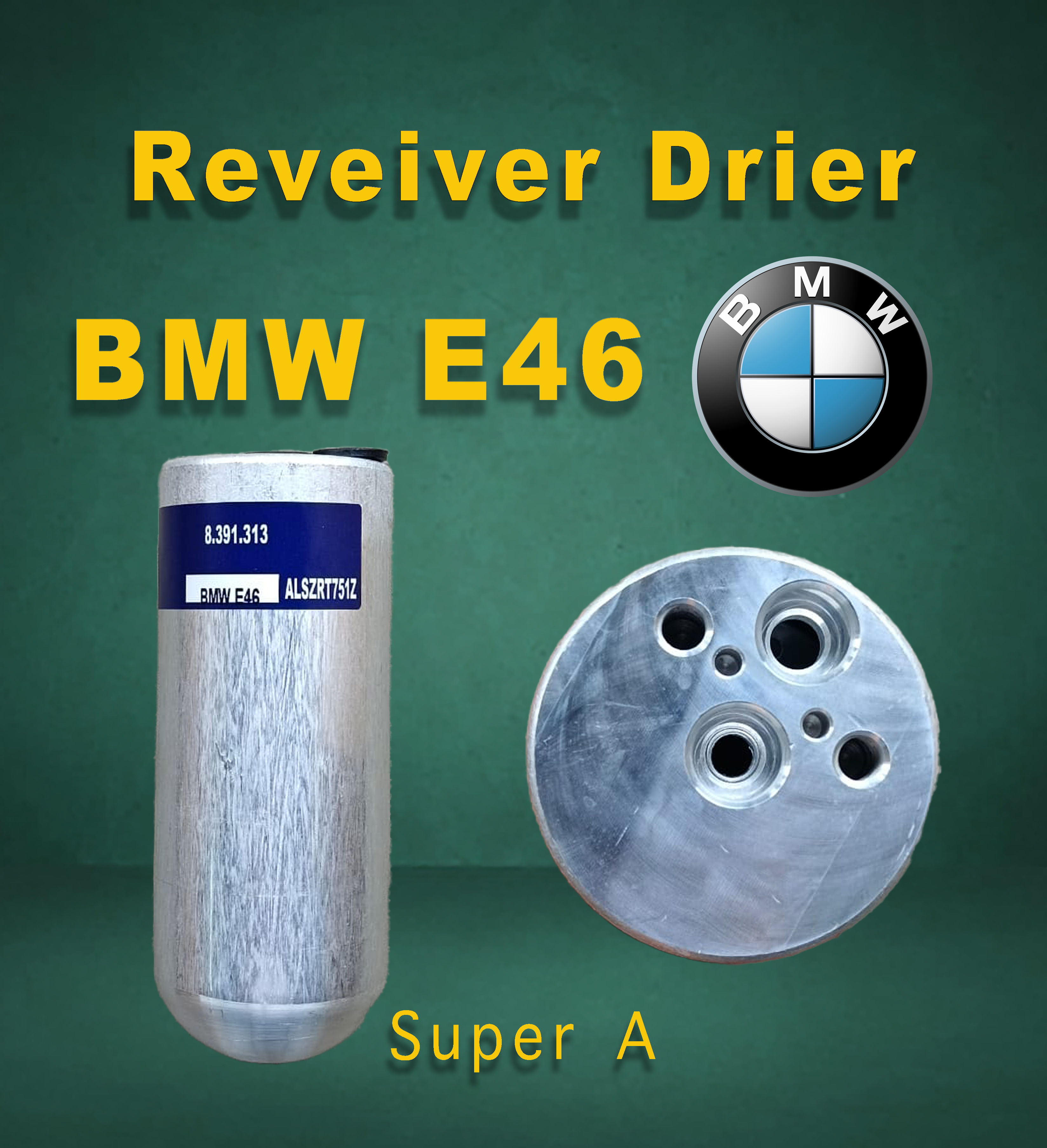 thumbnail image 2 of Denso 478-2045 A/C Receiver Drier For BMW E46, E38, E83, E85 | Replaces 64538377330 2 of 4