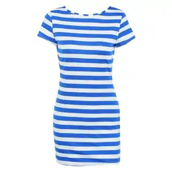 royal blue colour one piece dress